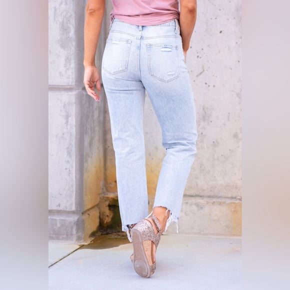 VERVET ONE LOVE 90S VINTAGE HIGH RISE RELAXED CROP - Picture 4 of 10